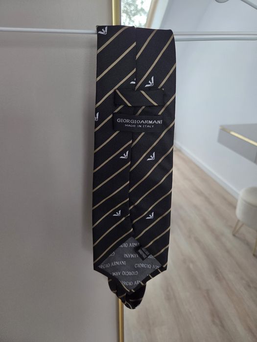Krawat Giorgio Armani 100% Jedwab - Made in Italy