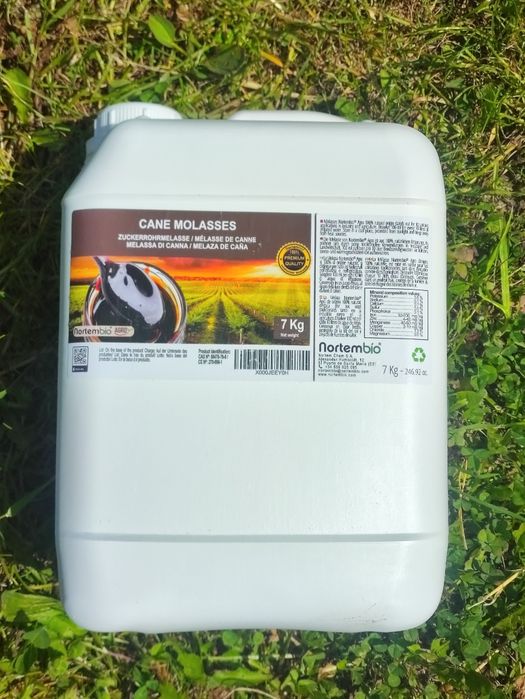 Melasa trzcinowa 7kg  100% naturalna. Nawóz do roślin.