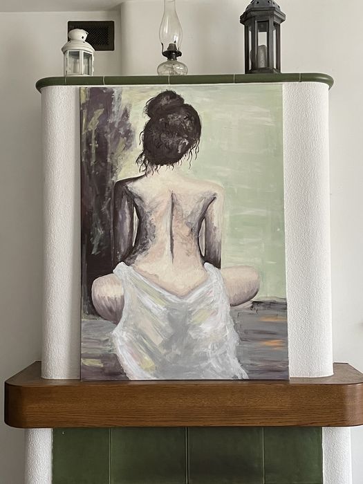 Obraz Pokłon Kobiecości - Akryl 75x100cm