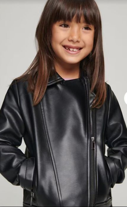 Дитяча косуха, шкіряна куртка, байкерська куртка 104