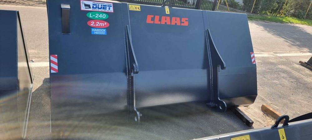 łyżka szufla łopata dieci manitou 2,2m3 objętościowa jcb jlg case 526