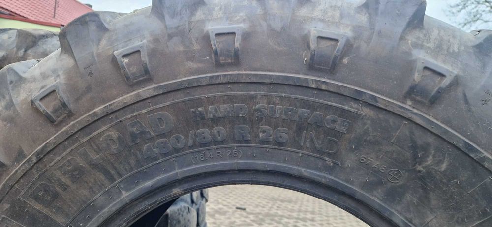 480/80r26 18.4r26 18.4-26 Bibload 50% bieżnik bez napraw