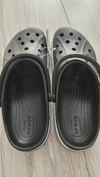 Klapki CROCS M11 45/46 czarne NOWE