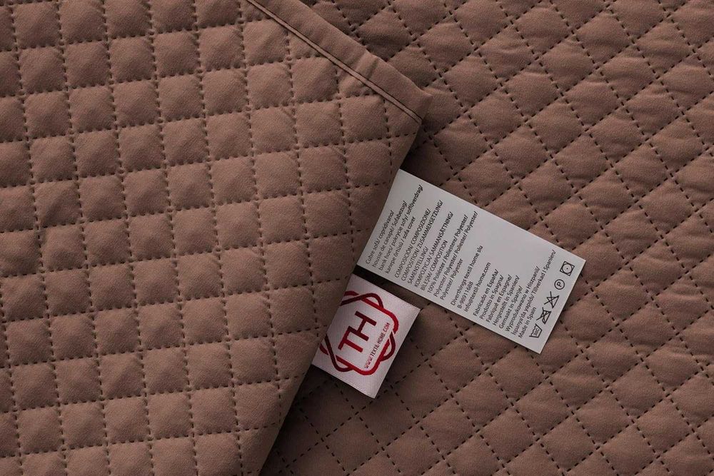 Pokrowiec na narożnik prawe ramię Textil-Home Adele 240 cm brązowy