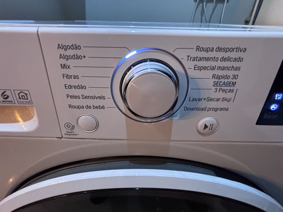 Maquina de lavar e secar LG