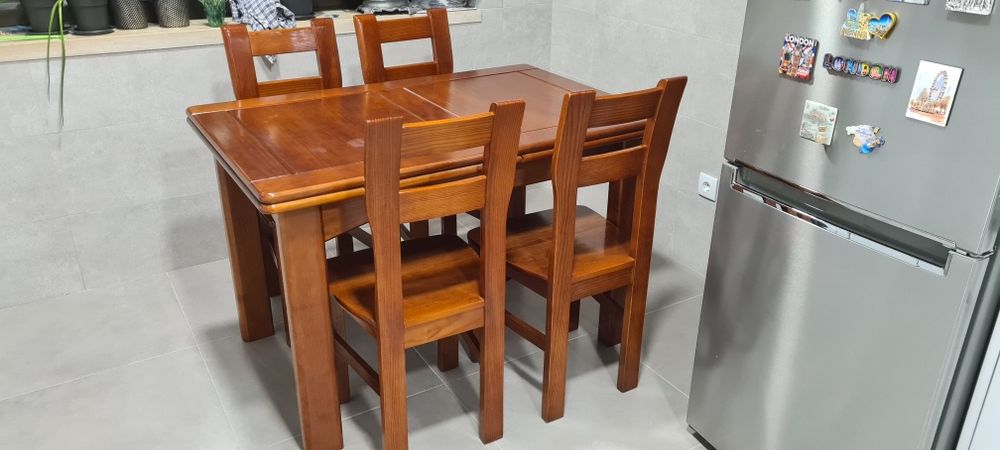 Mesa de cozinha extensível