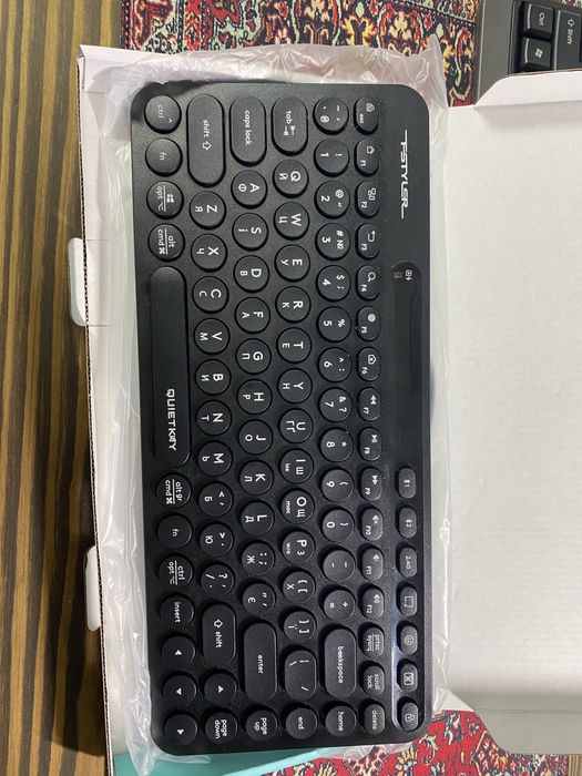 Клавіатура бездротова A4Tech FBK36C AS, Black