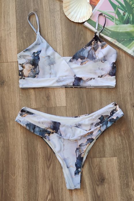 Бузковий роздільний купальник. Розмір: XL