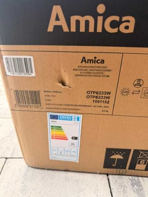 Okap podszafkowy Amica OMP 6253WG