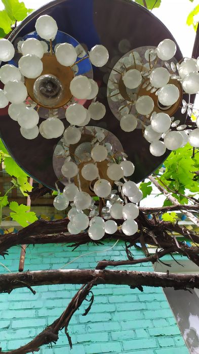 Люстра з кришталиками