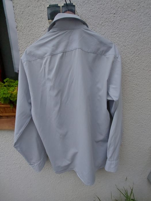 Koszula męska w drobne paski 43