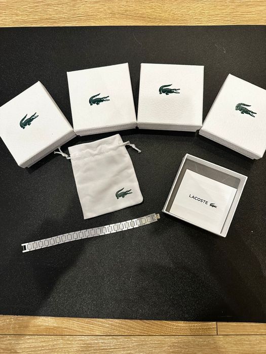 Branzoletka lacosta srebrna