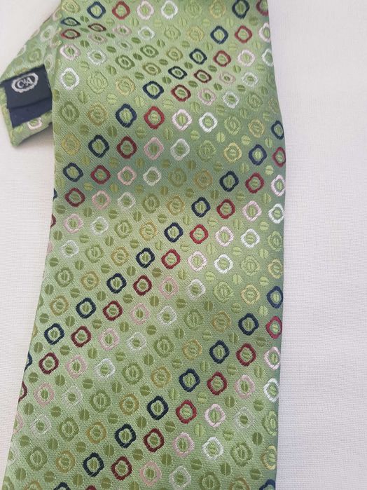 Krawat jasno zielony, limonkowy śliczny!!!