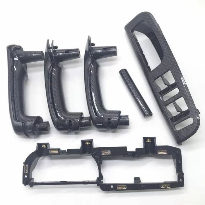 Puxadores Volkswagen Golf 4 Bora - 9 peças Carbono