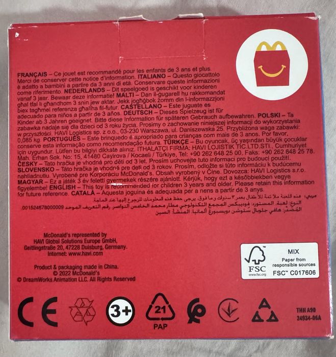 Quebra - cabeça do Madagascar - Happy Meal