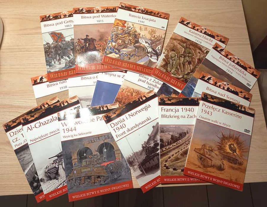 Wielkie Bitwy Historii - 17 zeszytów + DVD