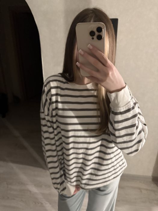 Кофта смугаста oversize світшот