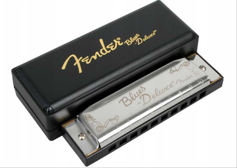 Harmonijka ustna Fender Blues Deluxe C + książka samouczek