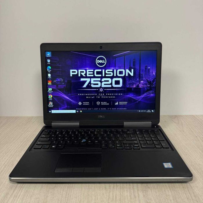 Dell Precision 7520 15.6" 4K IPS Xeon E3-1575M 8GB DDR4 SSD 256GB Quadro M2200 4GB