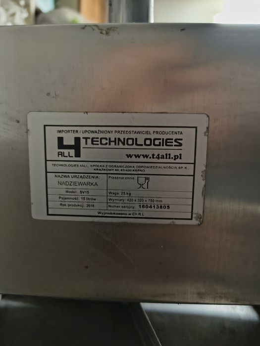 Nadziewarka do kiełbasy 15 l duża