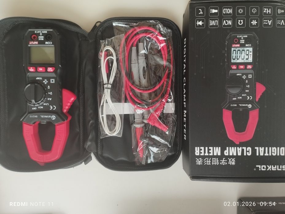 Sakol SK-213 мультиметр АС/DC 600v/600A.