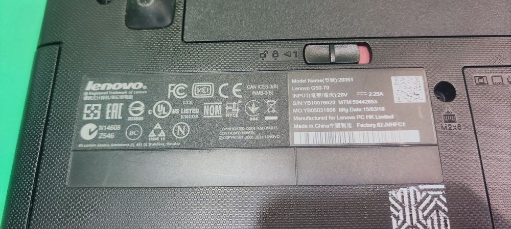 Ноутбук Lenovo G-50-70