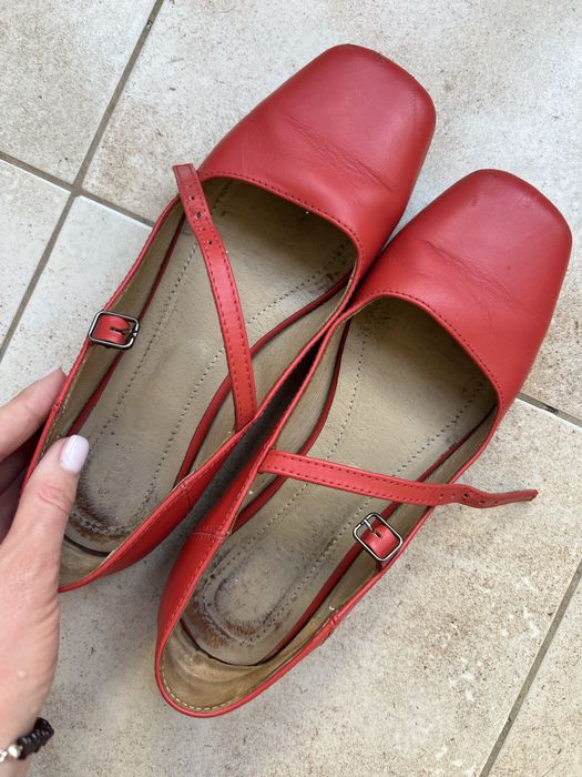 Балетки шкіряні в стилі мері джейн studio27