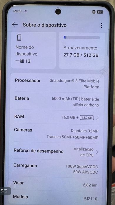 OnePlus 13 16RAM 512ROM
