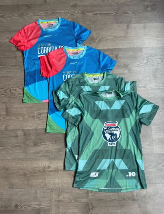 T-shirts de corrida