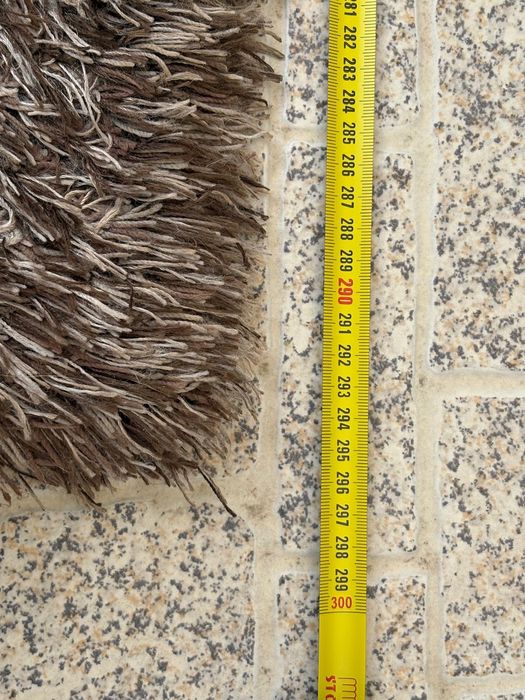 Tapete / carpete castanho/bege 1.90 x 2.95m
