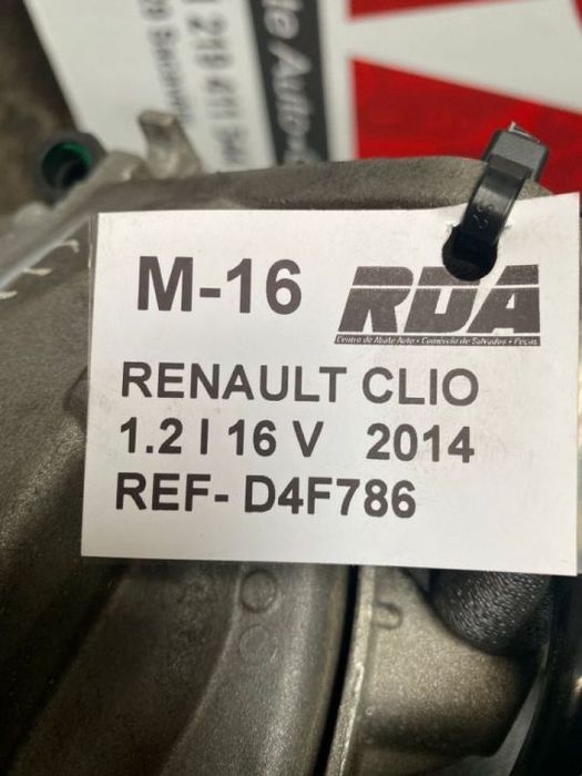 M16 Motor Renault Clio 1.2 I 16 V De 2014 Ref- D4F786