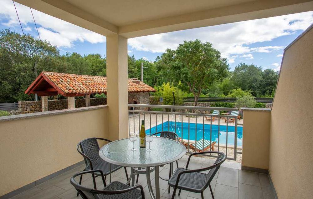 Wakacje, lato 2026,Chorwacja, wyspa KRK, basen, apartament dla 5 osób