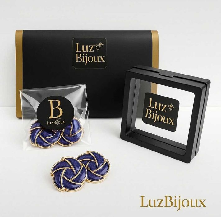 Brincos Folhas Violeta