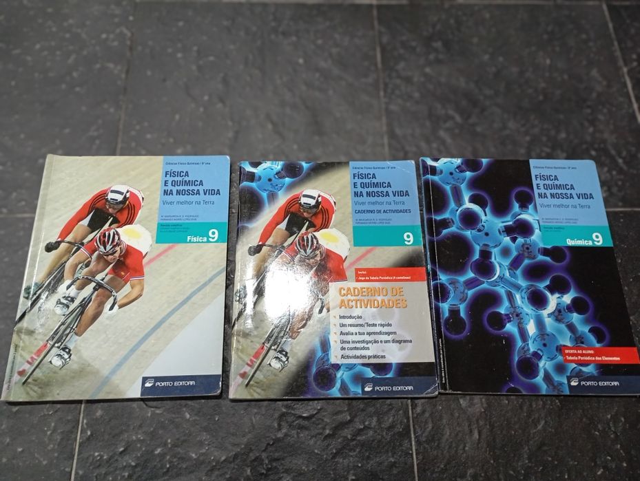 Livros escolares de ciências fisico-quimicas