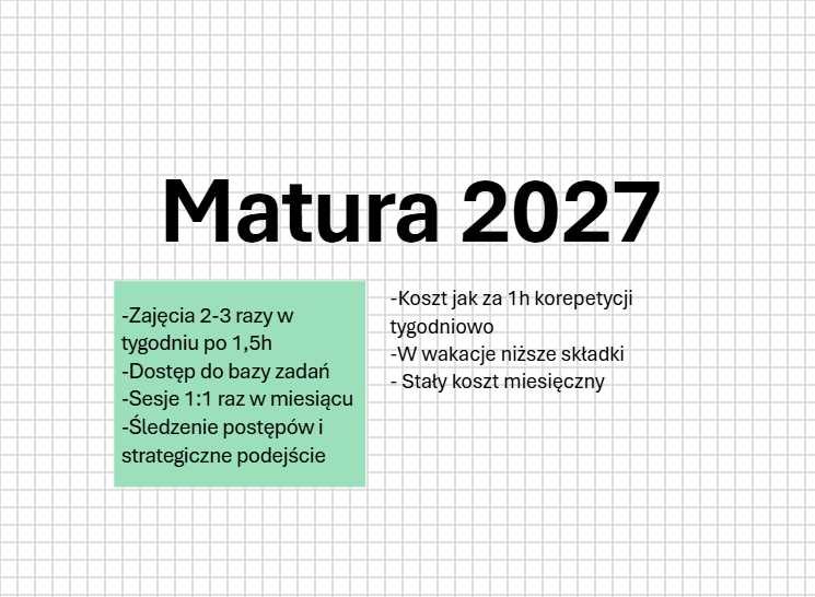 Matura 2027 nabór do grupy: Matematyka Podstawowa