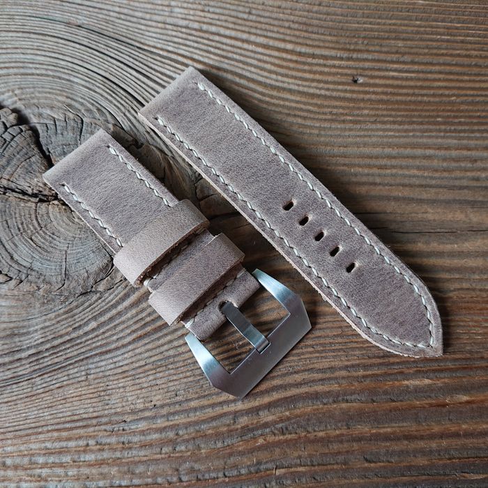 PROMOCJA Pasek do zegarka Panerai 24 mm ręcznie robiony skóra handmade