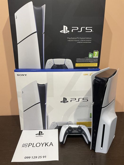 Магазин! PlayStation 5 Slim 1TB + Игры + Гарантия