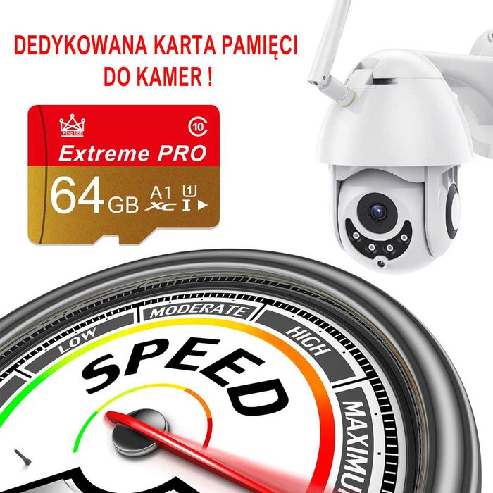 Karta microSD 64GB Extreme PRO dedykowana do kamer DETAL / HURT