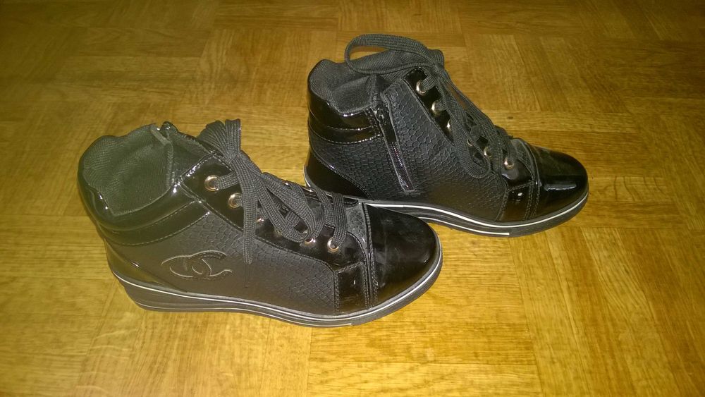 Buty damskie botki koturny Chanel rozm 38 aktualne nie wysyłam