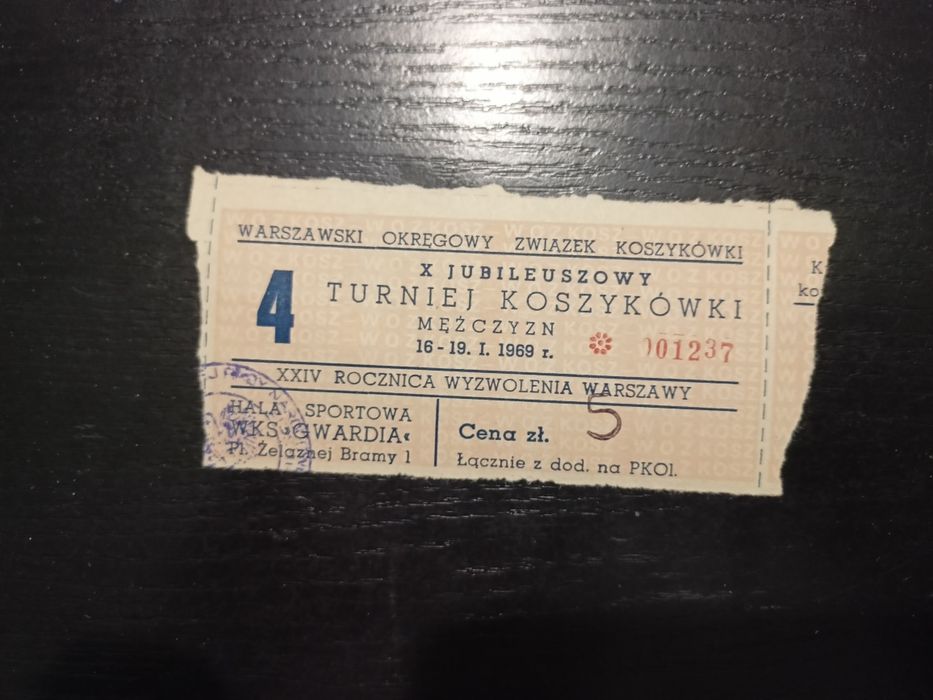 X-jubileuszowy turniej koszykówki mężczyzn 16-19.01.1969