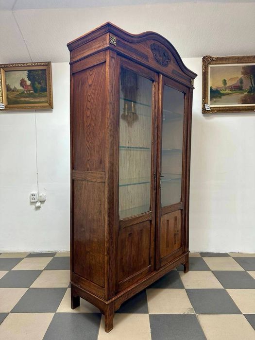 Вітрина дубова витрина дерево сервант 3174