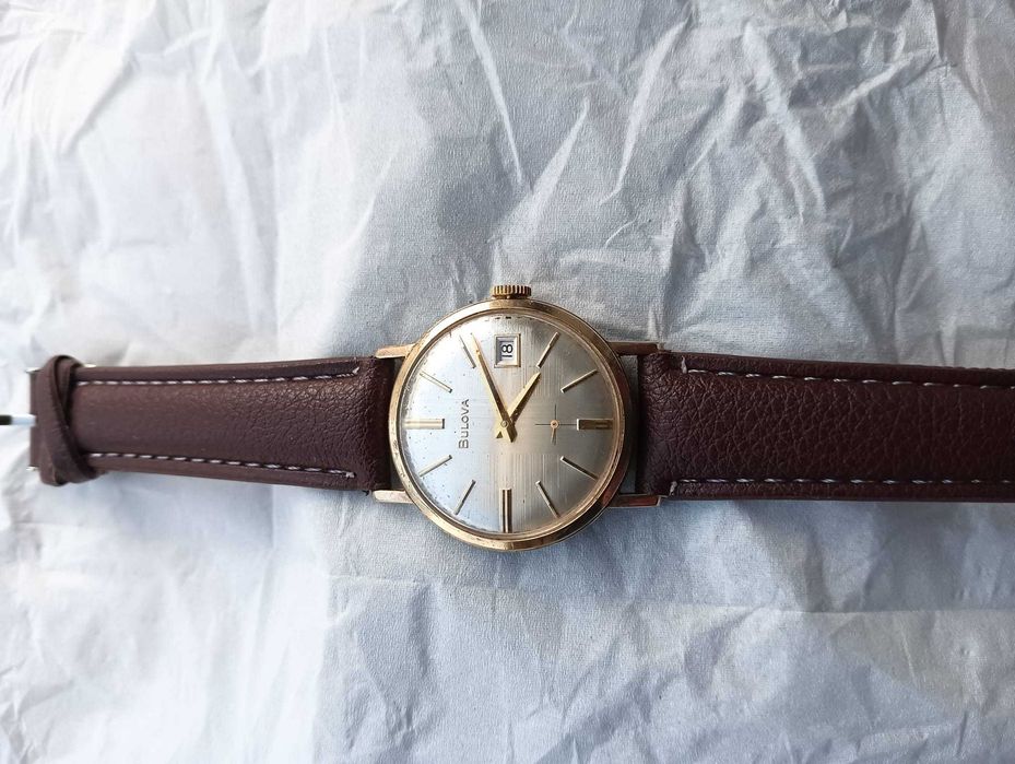 Relógio BULOVA Homem, a corda, original e da década de 60