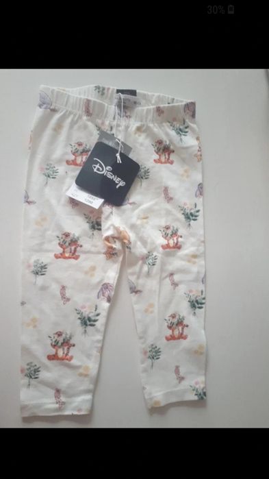 Unikatowe legginsy niemowlęce Kubuś Puchatek 80