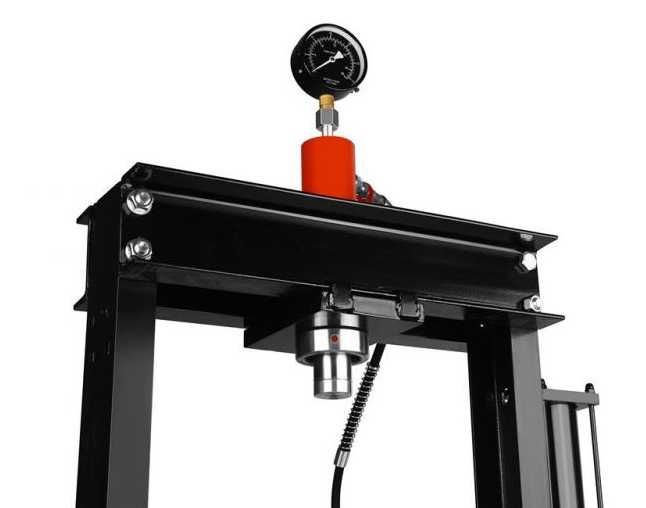 KRAFT&DELE Prasa Hydrauliczna 20T Przesuwany tłok Manometr KD5875