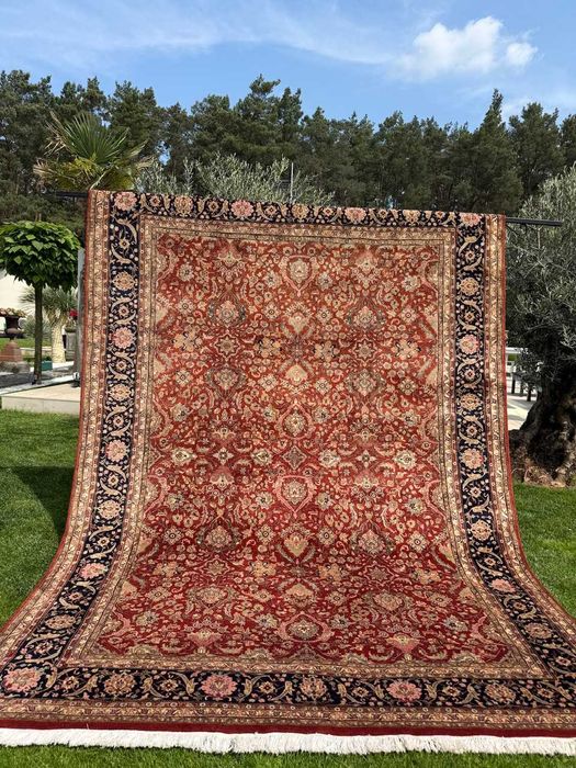 Nowy Kaszmirowy r.tkany dywan perski Indo Bidjar 350x250 sklep 30 tyś