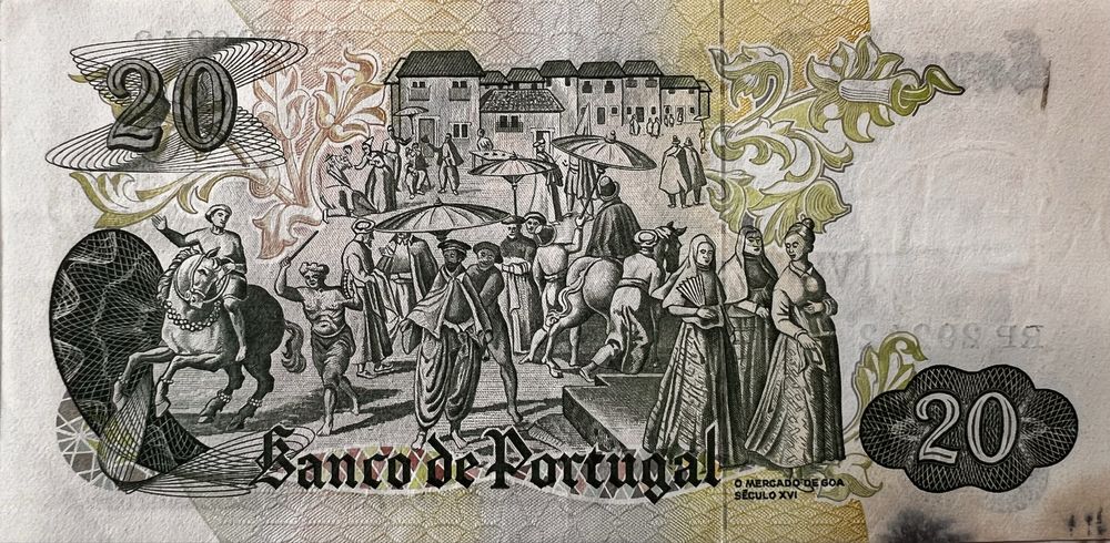 Nota de 20 escudos - 1971