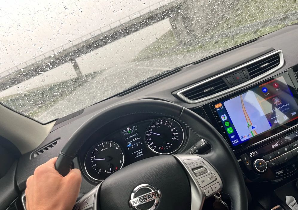 Rádio Android 14 com GPS Nissan Qashqai J11 (Artigo Novo)