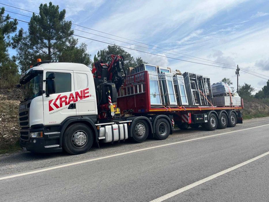 Camião grua c/semi-reboque