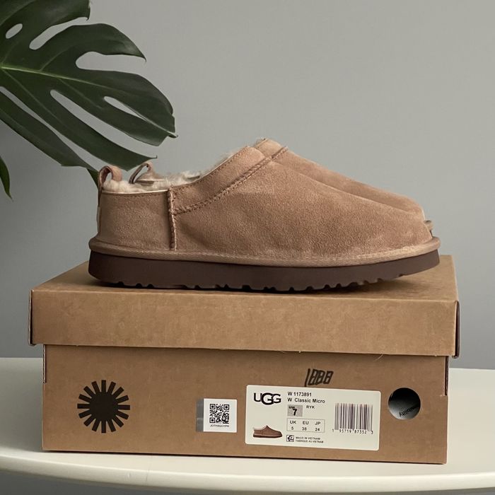 Утеплені Жіночі UGG Classic Micro Rocky Oak угі