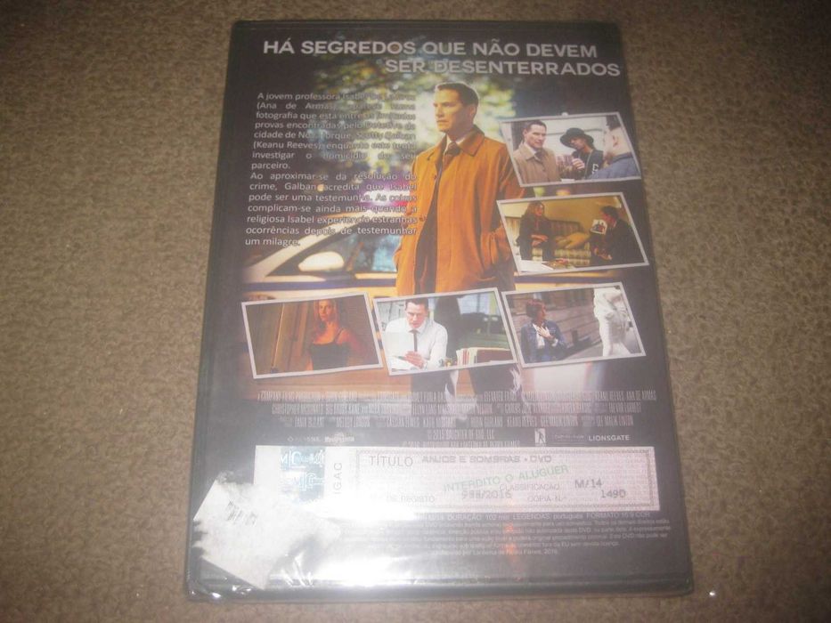 DVD "Anjos e Sombras" com Keanu Reeves/Selado!